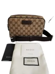 Gucci Belt Bag Fanny Pack GG Canvas