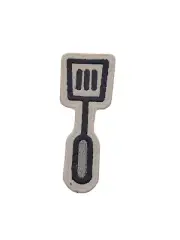 Spatula Patch Iron on or Sew on Patch
