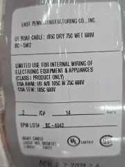 East Penn 14/2C Marine Master Tinned Copper Flat Duplex Boat Cable (B+R) /25ft