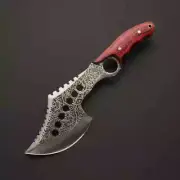 Handmade D2 Steel Cleaver Knife With Wood Handle Survival Knife Anniversary Gift