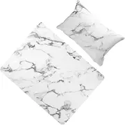 BATHVEVE 1Set Marbled Nail Hand Rest with Protective Table Mat Stylish Manicure Pillow for Salon Home Use for Steady Hands During Nail Art Applications