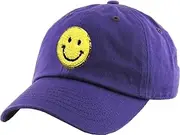 [Funky Junque] Kids Toddler Girl Boy Low Profile Washed Cotton Baseball Cap Hat
