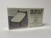 House of Miniatures Single Low Post Bed Chippendale Dollhouse Bed Kit #40060