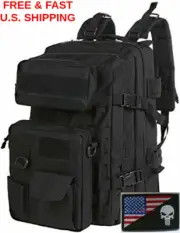 TACT!CAL BACKPACK 3 IN 1 DETACHABLE Sections Huge 40L Waterproof W/ FREE PATCH