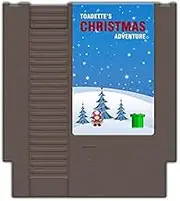 Royal Retro Toadette's Christmas Adventure Game Card For 72 Pin 8 Bit Game Player
