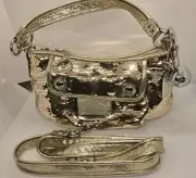 NWT Coach Poppy Sequin 15381 Groovy Spotlight Disco Bag Crossbody Gold Metallic
