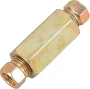 GARVALON Brake Oil Pipe Butt Joint Thread Brake Line Fitting Lines Connectors Brake Line Pressure Connector Brake Hose Connectors Brake Line Pressure Union Compression Fitting Iron
