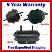 N584 Fits 2009-2011 Buick Lucerne 3.9L Engine Motor & Trans Mount Set 3pc
