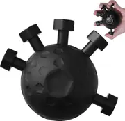 FOHOA 2025 Upgraded Finger Grip Strengthener Hand Exercise Ball - Black