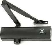 Automatic Closer, Surface-Mounted Hydraulic Auto Door-Closer with Parallel Arm Bracket, Residential/Commercial Grade, Easy to Install with Template