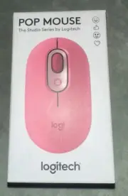 Brand New Logitech POP Wireless Mouse - Heartbreaker Rose 910-006545. New In Box