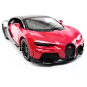 Bugatti Chiron Supersport Die-Cast Model Car Kinsmart 1:38 Toy Pull Back Action