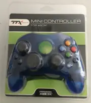 TTX Tech Mini Controller for XBOX Wired Compatible Microsoft Blue NEW