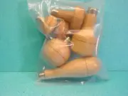 Woodcarving Replaceable Handles and/or Knobs Only - 6 Pieces 1 Palm Set