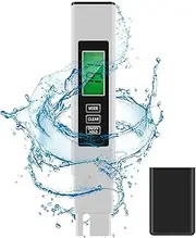 Water Quality Tester Accurate TDS Water Meter Fast and Easy Water Test Meter Digital Water Tester Multifunctional TDS Meter EC Meter Temperature Meter for Drinking Water Hydroponics Aquarium