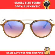 Ray-Ban Unisex Sunglasses RB4253 62388B Brown Aviator Blue Mirror Gradient 50mm