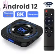 TV Box Smart Android 12 Wifi5 Quad Core HDR10+ Support 8K 4K 3D Set Top Box 2025