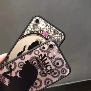 現貨/預購 iPhone 6/6plus/6s/6s plus/7/7 plus迪士尼 浮雕愛麗絲剪全包矽膠軟手機殼