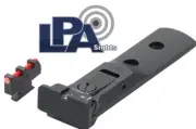 LPA TXT Black Adj Rear with Pin Fiber Optic Front Sight Smith & Wesson TXT0407F1