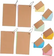 Parliky Study 10pcs Double-Sided Flashcards Lined Index Cards for Students Portable Study