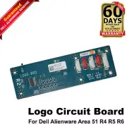 Genuine Dell Alienware Area 51 R4 R5 R6 Logo Circuit Button Board 7J30J