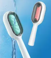 Two In one Hair Removal Cleaning Double Side Bath Rake Comb Pet Dog Cat Shedding