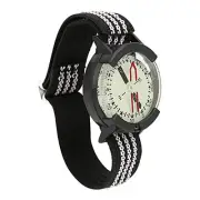 Compass Watch, Acrylic Outdoor Waterproof Compass Luminous Adjustable Dial