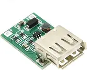 3/5pcs Efficiency 96% DC-DC Boost Module 3V to 5V 1A Boost Board Circuit Mobile Phone for Li-ion Lithium Battery Cell(3pcs,Green)