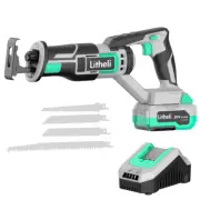 LITHELI 20V Cordless RECIPROCATING SAW Kit with 4.0A Battery& 2.4A Fast Charger