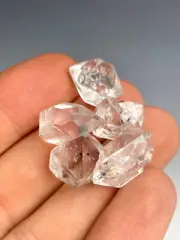 11.39g 5 pcs HERKIMER DIAMOND rough natural AAA LOT #OTH102