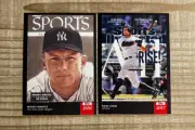 Mickey Mantle & Aaron Judge Topps X Sports illustrated Cover Cards NY Yankees