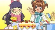 Anime cardcaptor sakura kinomoto magical girls blushing Custom Gaming Mat Desk