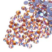 2880 Pcs Hotfix Rhinestones Flatback Crystal Glass Gems SS8 2.5mm,Gold Color