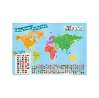 在飛比找PChome商店街優惠-WORLD SURGE - WORLD MAP世界地圖-材質
