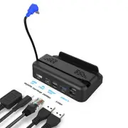 Docking Station for Steam Deck HDMI USB3.0 Charging Hub TV Docking Station Base