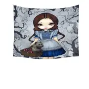 Kids Art Dorothy and Toto Tapestry