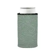 Stubbyz Topographic Map Stubby Cooler Slim
