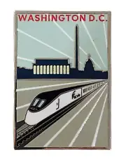 Amtrak Acela Collector Edition Enameled Lapel Hat Pin Washington DC