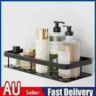 Black Bathroom Shower Caddy Rack Self Adhesive Shelf Storage Organiser