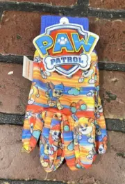 Nickelodeon Paw Patrol Toddler Kids Gardening Jersey Gloves Blue/Orange