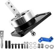 Premium CNC Aluminum Alloy Short Throw Gear Shifter Lever for Ford T5 Available in Black Red Blue Silver Colors Enhance Your Driving Experience with Human Ergonomic (Blue)