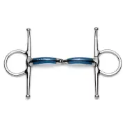 Cavalon Full Cheek Locking Single Joint Sweet Iron Snaffle Bit