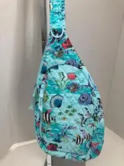 NWT VERA BRADLEY ANTILLES TREASURE ESSENTIAL SLING BACKPACK BAG TOTE