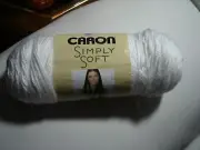 Caron Simply Soft 6 oz Skein of Yarn/White