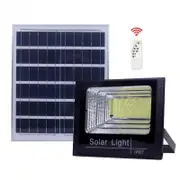 Ozoffer LED Solar Light Street Flood Sensor Remote Outdoor Garden Security Lamp