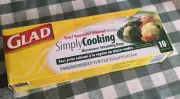 Glad Simply Cooking Microwave Steaming Bags 10 Pack Discontinued New in Box
