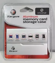 Memory Card Targus Storage Case Wallet Universal - Aluminum New