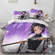 o584 Butterfly-Shinobu -Poster- Duvet Cover 3 Piece Bed Set,Room- Atmosphere Decoration -Anime -peripherals nj584