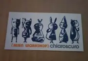 Vintage Alien Workshop Chiaroscuro Sticker collection of Brian Wenning