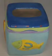 Ceramic Tissue Box by Calypso Sealife Theme